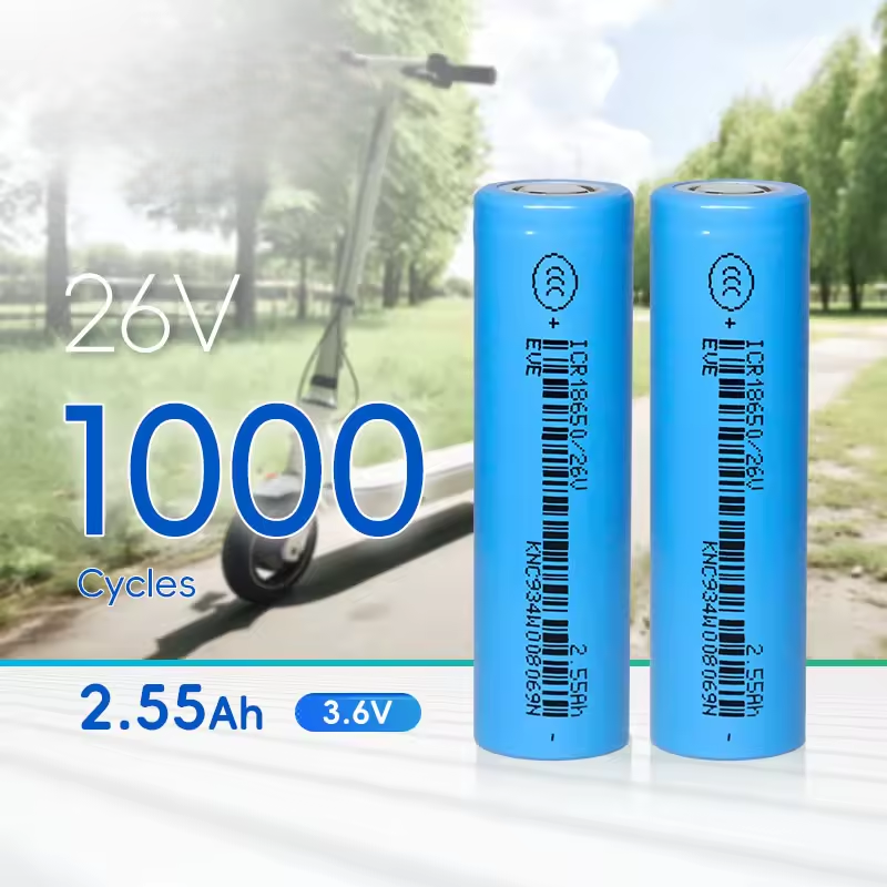 EVE 18650 3.6V 2550mah 26V