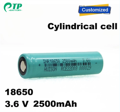 18650  3.6V 2500mah For Electric Bike Golf Cart Lithium Battery Packs
